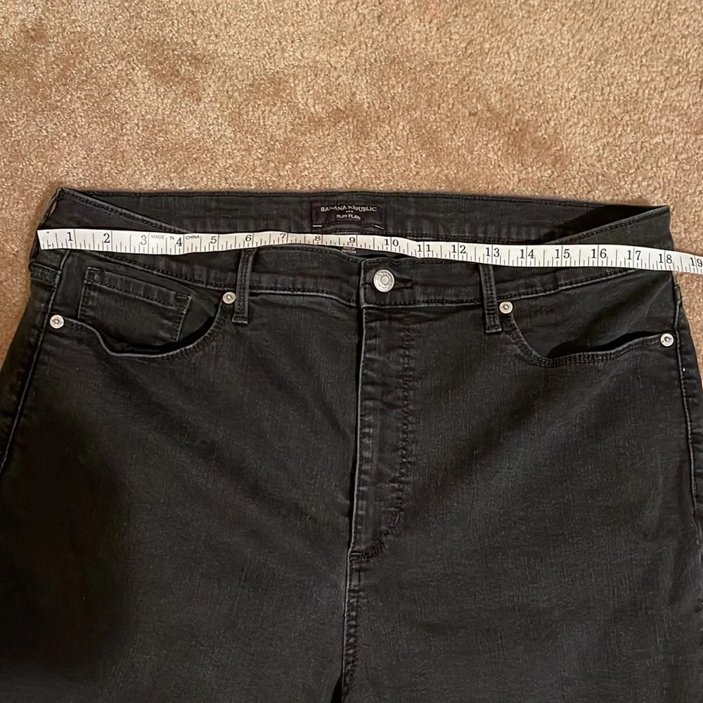 Banana Republic High Waist Slim Flare Jeans - size 34/18 - Picture 2 of 7